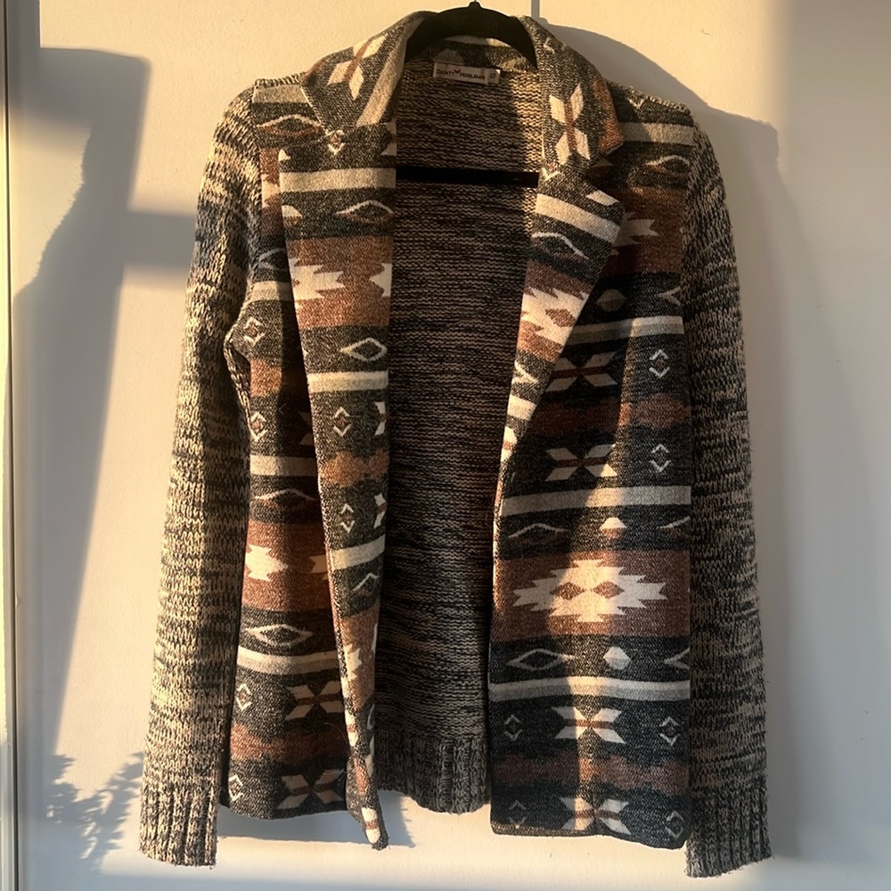 Dainty Hooligan Tribal Print Sweater - SMALL